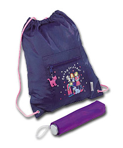 Funky Backpack & Umbrella