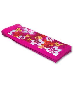 Take your own inflatable funky bed to any sleepover.Carrying bag supplied. Use as an overnight bed