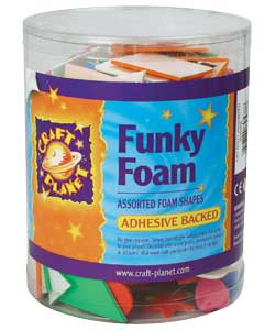 Unbranded Funky Foam Tub Assorted Shapes