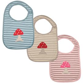 Unbranded Funky Mushroom Bib Silver Cloud