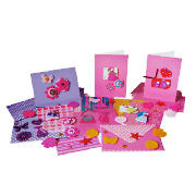 Unbranded Funky Pink Card Making Kit