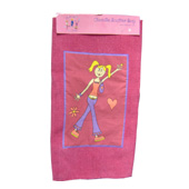 Funky Scatter Rug: Pink