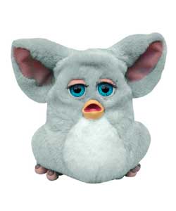 New Furby with flexible beak, moveable ears, expressive eyes and touch sensors. Furby can sing and