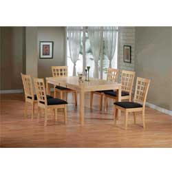Unbranded Furniturelink - Checkers  Dining Table with 6