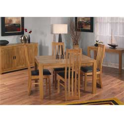Furniturelink - Eve 120cm Dining Table with 4