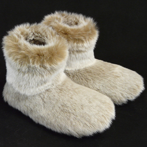 Unbranded Furry Slippers - Brown Slipper Boots