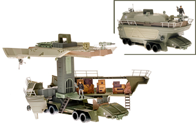 Unbranded G.I. Joe PIT Mobile Headquarters with Hawk