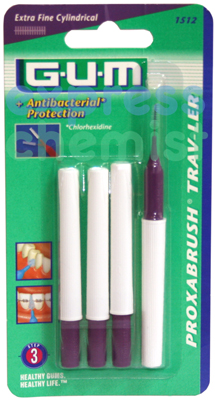 Unbranded G.U.M Proxabrush Trav-Ler Extra Fine Cylindrical