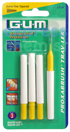 Unbranded G.U.M Proxabrush Trav-Ler Extra Fine Tapered