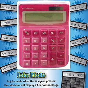 Unbranded Gagulator - Pink Joke Calculator