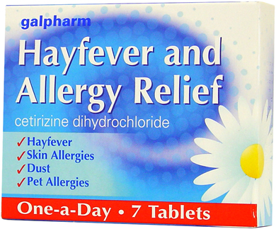 Galpharm Hayfever & Allergy Relief 10mg Tablets (7) Medicine