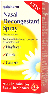 Galpharm Nasal Decongestion Spray 15ml Medicine