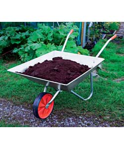 The Britannia garden wheelbarrow  is so easy to assemble and store, making it perfect for any garden