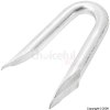 Unbranded Galvanised Netting Staples 20mm x 2mm Pack of 250g