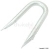 Unbranded Galvanised Netting Staples 25mm x 2.5mm Tub of 5Kg