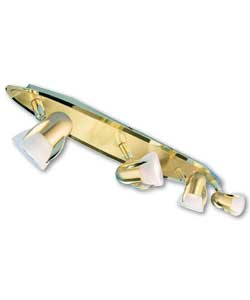 Gamma 4 Spotlight Bar - Brushed Brass Finish