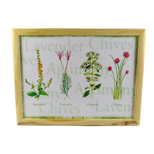 Unbranded Garden Herbs Bean Bag Lap Tray