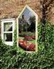 Unbranded Garden Mirror Gothic Window: 0.6 x 1.2 meters - (2ft x 4ft)