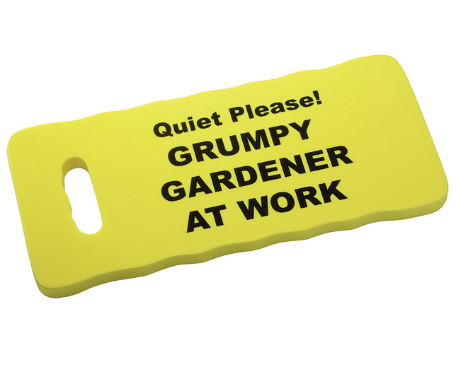 Unbranded Gardeners Kneeler and Themometer Pack - Grumpy