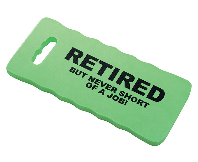 Unbranded Gardeners Kneeler and Themometer Pack - Retire