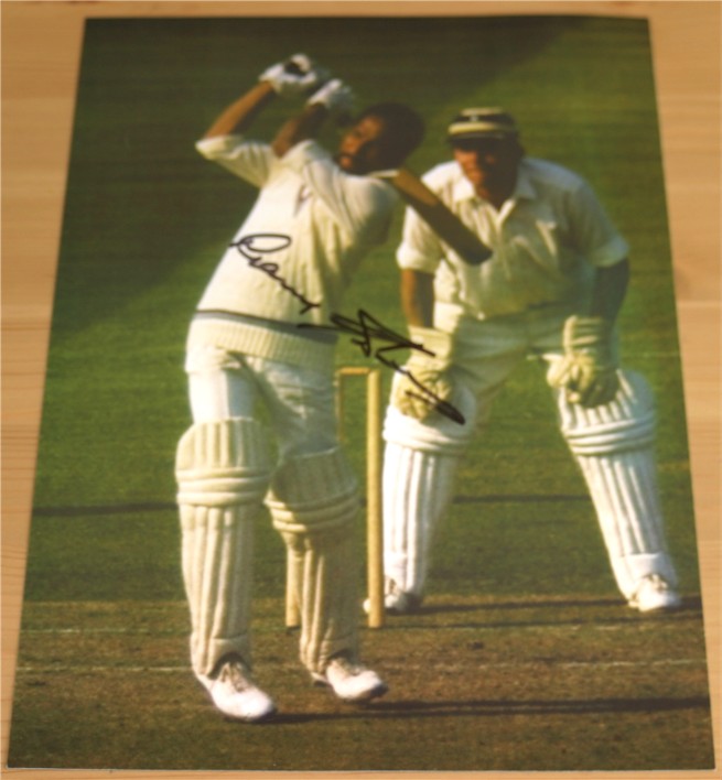 GARFIELD SOBERS 11 x 8 INCH COLOUR PHOTO