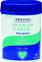 Garlic (Odourless) 2mg x 180 Capsules -