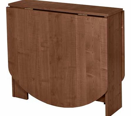 Unbranded Gateleg Walnut Effect Extendable Dining Table