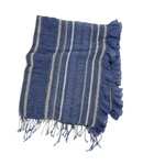 Unbranded GATHERED WOOL STRIPE SCARF