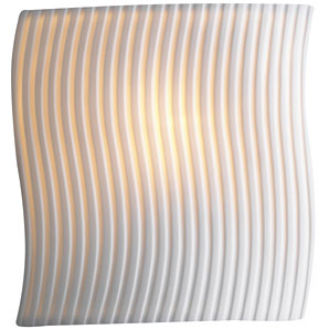 This elegant porcelain wall light would look at ho