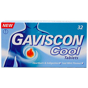 Gaviscon Cool Tablets provide fast, soothing and long lasting relief from the pain and discomfort