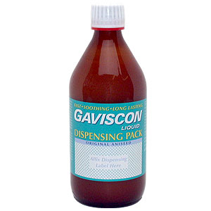 For the treatment of heartburn and indigestion due to gastric reflux