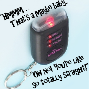 Unbranded Gaydar Keyring - Gay Detector