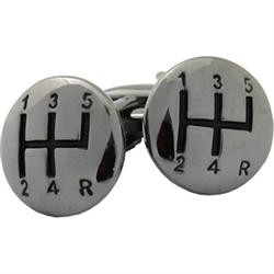 Unbranded Gear Shift - Gunmetal - Cufflinks