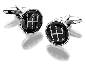 Unbranded Gear Stick Cufflinks - 015240