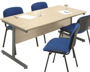 Unbranded Geiger meeting table