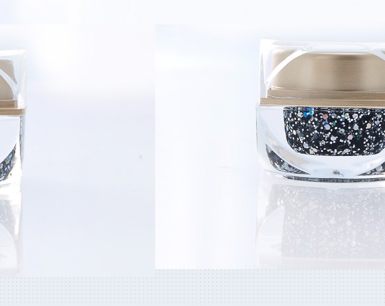 Unbranded Gel Black Sparkle