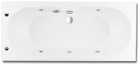 Gemini 1700 x 750mm 6 Jet Whirlpool Bath