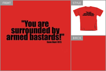 Unbranded Gene Hunt (Armed Bastards) T-shirt cid_5132TSCP
