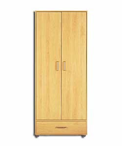 Genoa 1 Drawer Gents Wardrobe