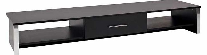 Unbranded Genova 1 Drawer TV Unit - Black