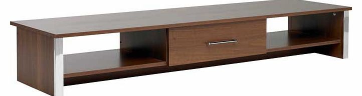 Unbranded Genova 1 Drawer TV Unit - Walnut Effect