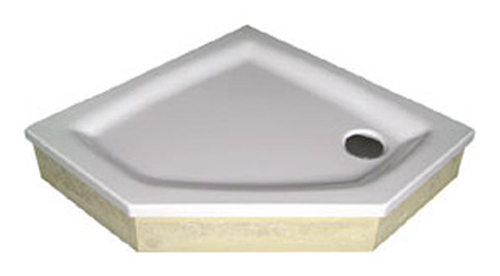 A high quality raised shower tray for front tiling
