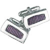 Gents Enamel Silver Cufflinks