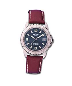 Gents White Metal Watch