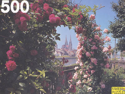 Cardboard jigsaw puzzle