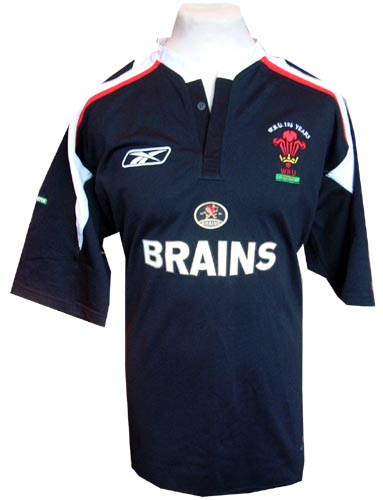 Unbranded Gethin Jenkins and#8211; Wales team issue 125 year shirt