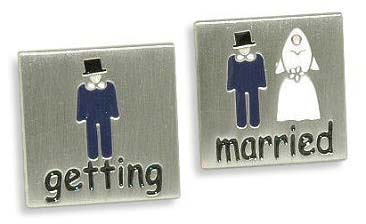 Unbranded Getting Married Cufflinks