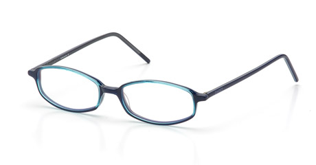 Feminine full-rimmed oval glasses for women by British designer label Ghost. The quietly bold frame 
