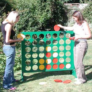 Gaint Connect 4 Garden Game, also known as the Big