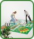 Giant Garden Ludo Set